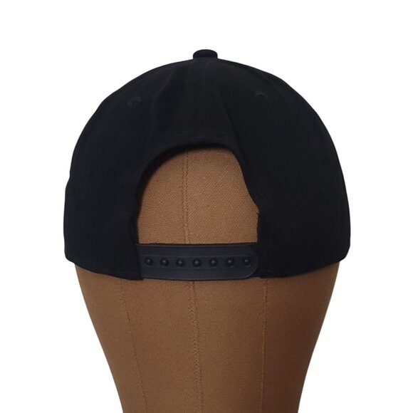PRIMITIVE Snapback Black Hat Cap White Embroidered Spell Out Cotton Twill OSFM - Picture 3 of 8